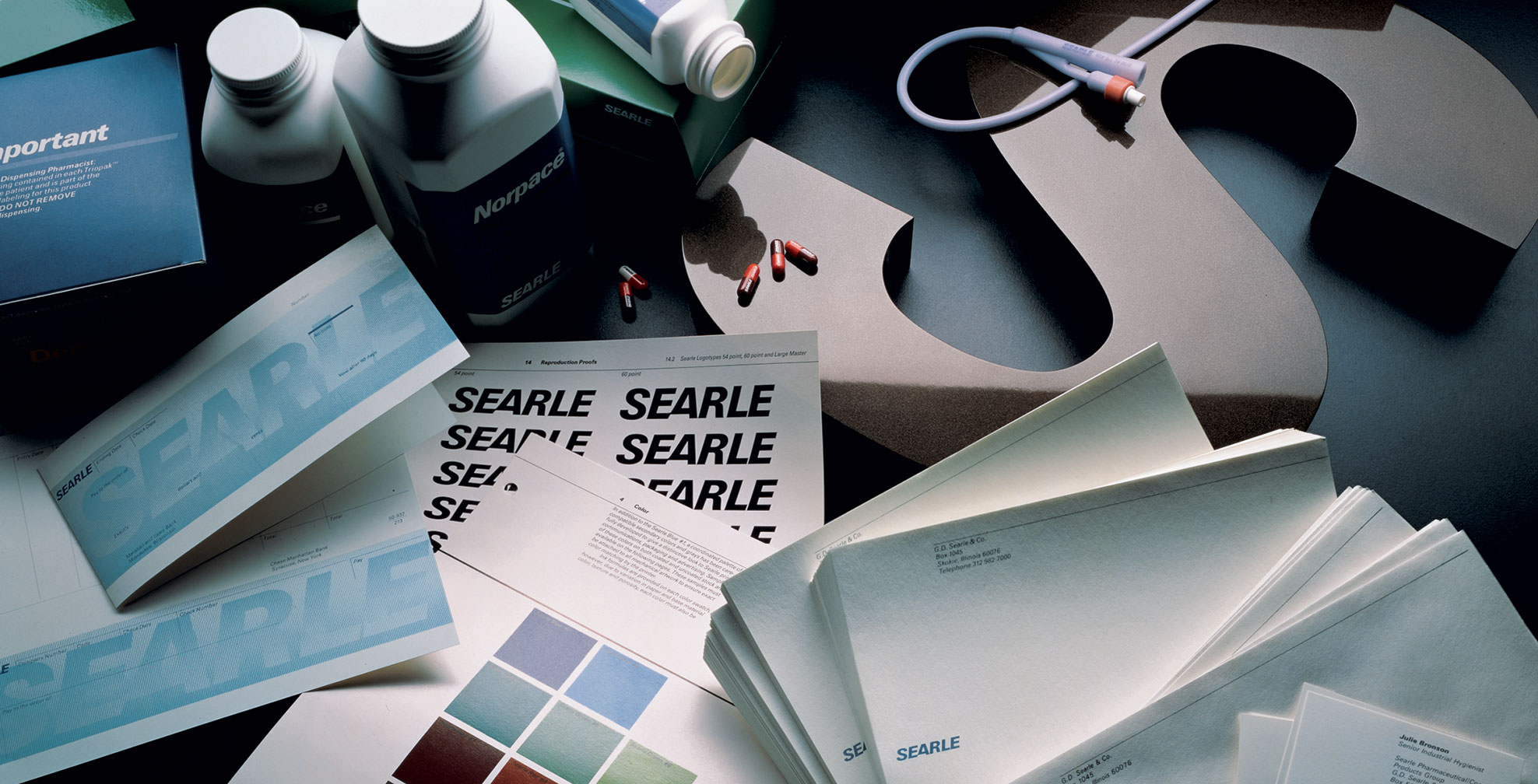 searle_branding.jpg Art Direction by: Bart Crosby, Crosby Associates